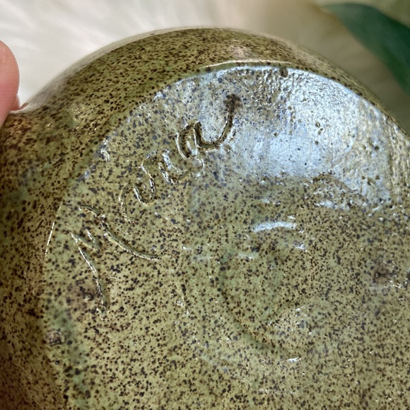 Hand Made Pottery Pitcher with Cute Little Mouse on Handle - Picture 10 of 17